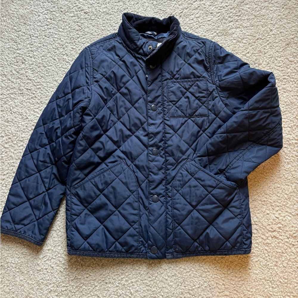 J crew boys quilted jacket